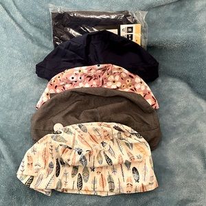 Scrub / surgical cap set of 5